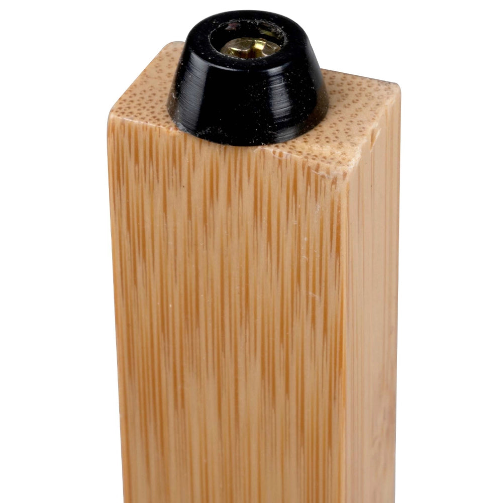 Scaffale a Colonna da Bagno 5 Ripiani Legno Bambù Armadio Organizer 32x33x141cm