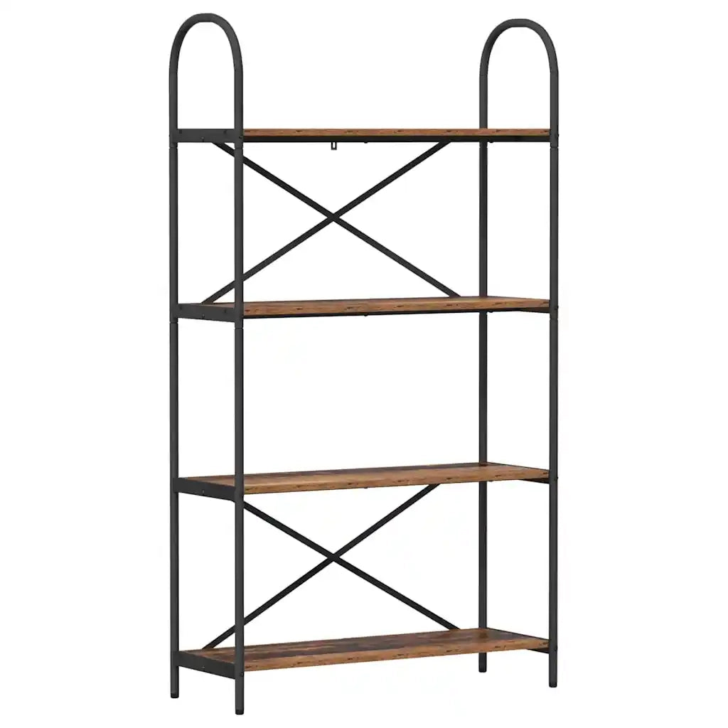 Libreria-Scaffale per Libri-Mobile di Stoccaggio Legno vecchio 80 x 30 x 146 cm Legno multistrato 311050