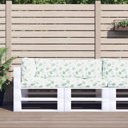 Cuscini per Pallet 3 pz Motivo a Foglie in Tessuto Oxfordcod mxl 118333