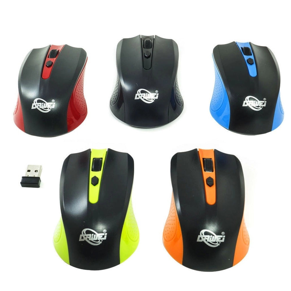 Trade Shop - Mouse Pc Wireless 2.4ghz Con Ricevitore Usb 1500dpi Senza Filo Driwei Ld-8145 -