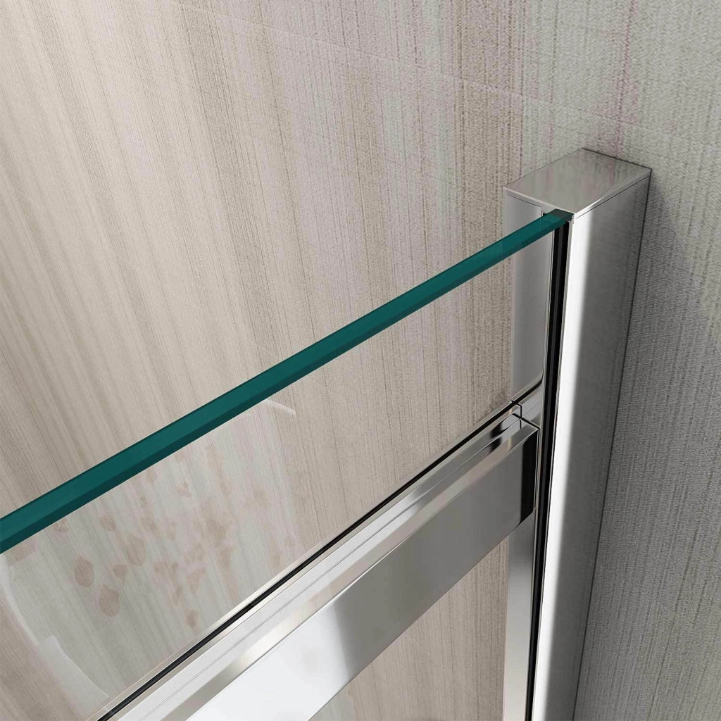 Porta Doccia 140 CM H190 Trasparente con Easy-Clean mod. Vogue