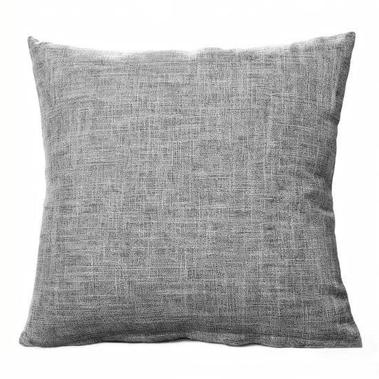 2 pezzi di coprifuoco decorativo per cuscini - stile rustico rurale Boho arredamento - copertura di cuscino in lino spesso - copertura quadrata per cuscini - con cerniera invisibile - adatto per divano letto, ufficio (40x40 cm)