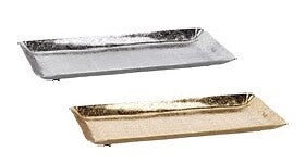 1 Pezzo Vassoio da Cucina in Metallo Rettangolare 30 x 14,5 cm 2 Colori