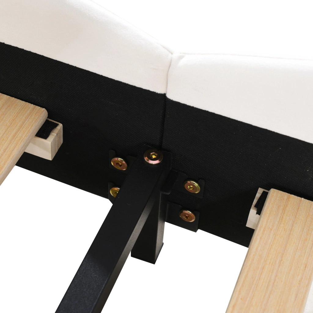 Letto Imbottito Singolo per Bambini ¨C MINIMAL ¨C Velluto Bianco 90x200
