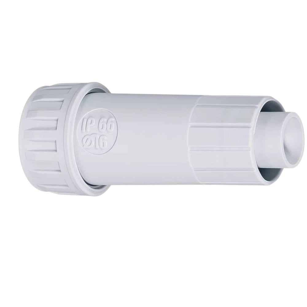 Raccordo faeg tubo guaina ip65 per impianti elettrici durevole *** diametro tubo 16 millimetri, diametro guaina 12 mi...