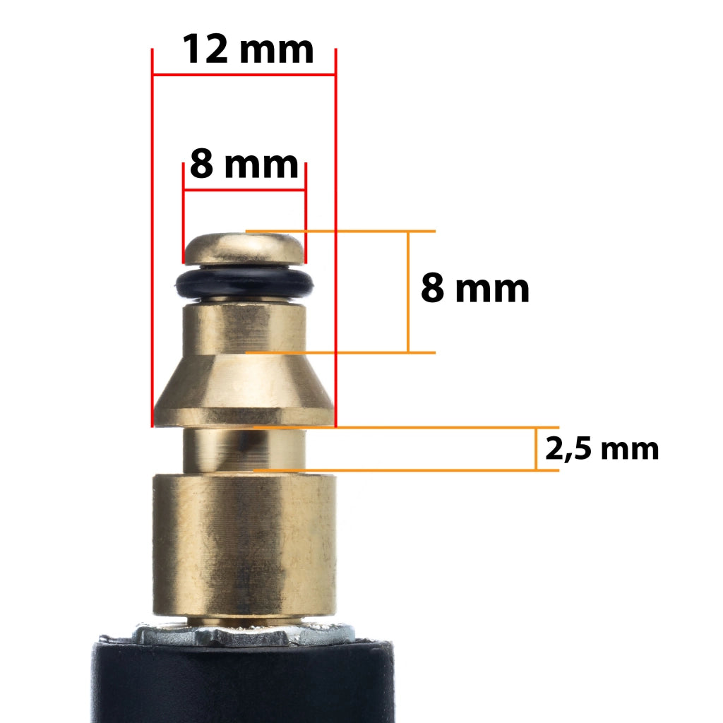 Tubo Alta Pressione 15m QC – Compatibile con Idropulitrice Stihl/Nilfisk/Gerni | 200 Bar, 60°C