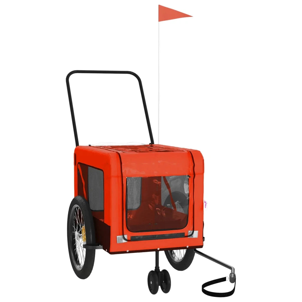 Rimorchio/carrello per animali domestici arancione 02_0044339