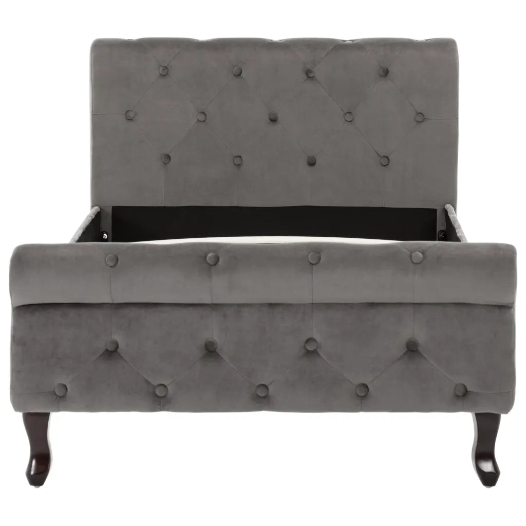 Giroletto Grigio in Velluto 90x200 cm cod mxl 58532
