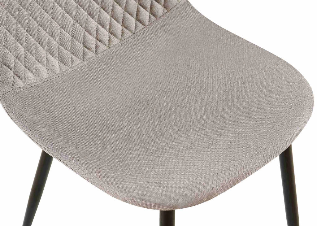 Set di 4 sedie Giverny grigio,Tessuto
