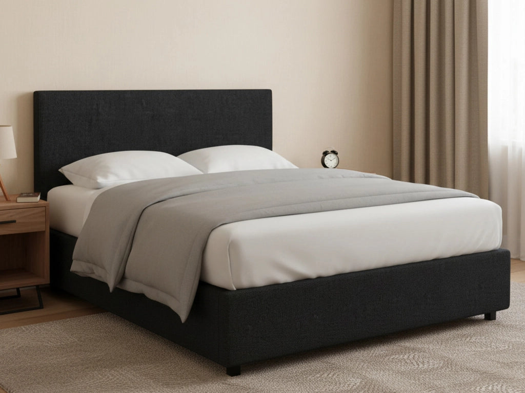 Redditch, Letto Piazza e Mezza Sfoderabile Made in Italy, Grigio Scuro