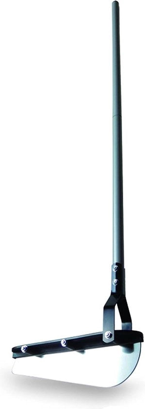 Kit di taglio prato completo con lama in acciaio inox da 30 cm - Trimmer manuale per bordi prato con manico metallico da 105 cm
