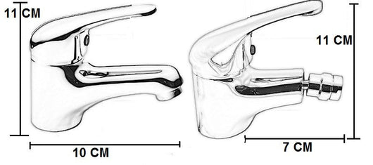 Serie Completa Di Rubinetti Per Bagno Lavabo E Bidet