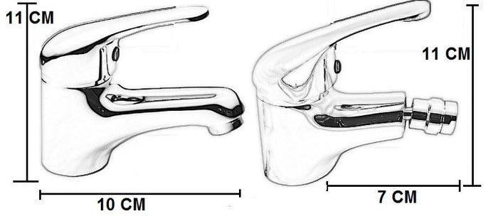 Serie Completa Di Rubinetti Per Bagno Lavabo E Bidet