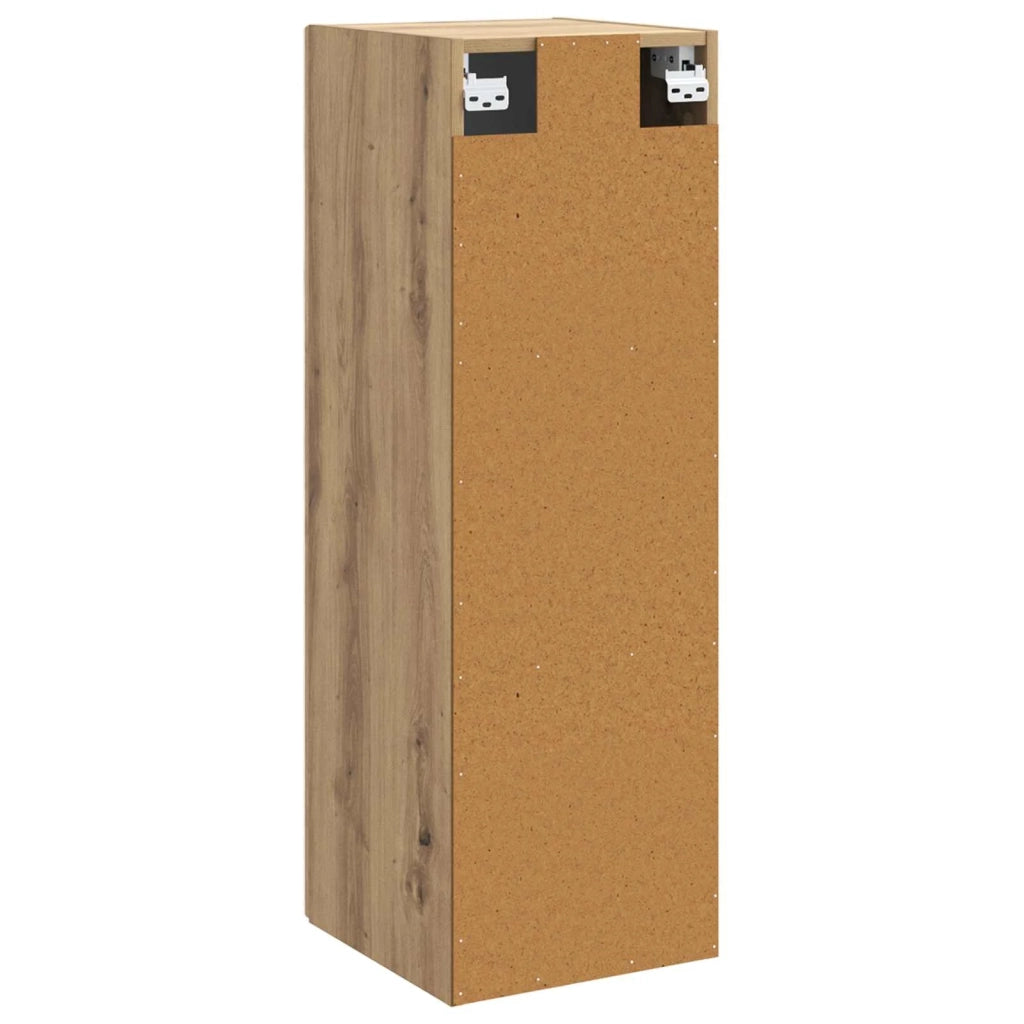 Mobiletto da Bagno a Muro Rovere Artigianale 33 x 34,5 x 100 cm