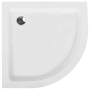 Piatto doccia con scarico Bianco Acrilico ABS Materiale sintetico 90 x 90 x 5 cm Minimalista