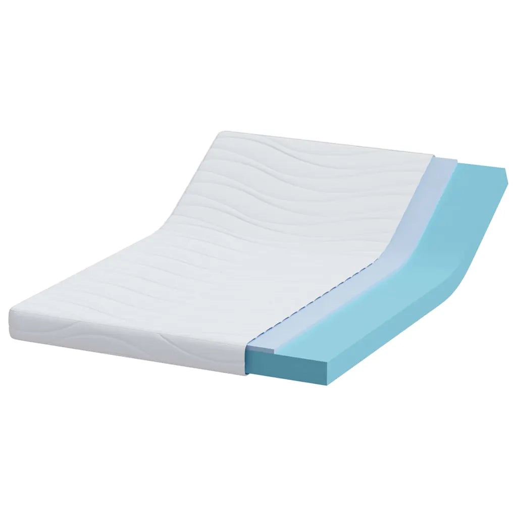 vidaXL Materasso Bianco 140 x 200 cm Schiuma
