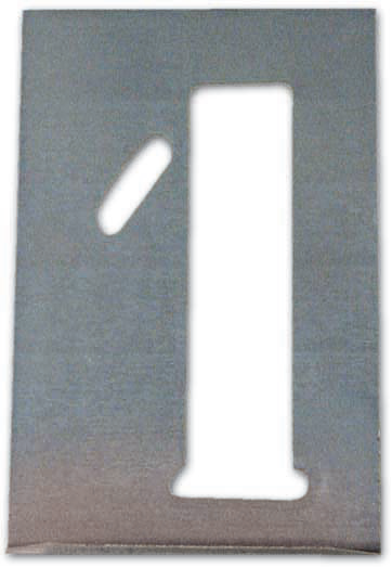 Stampo traforato numeri mm 50