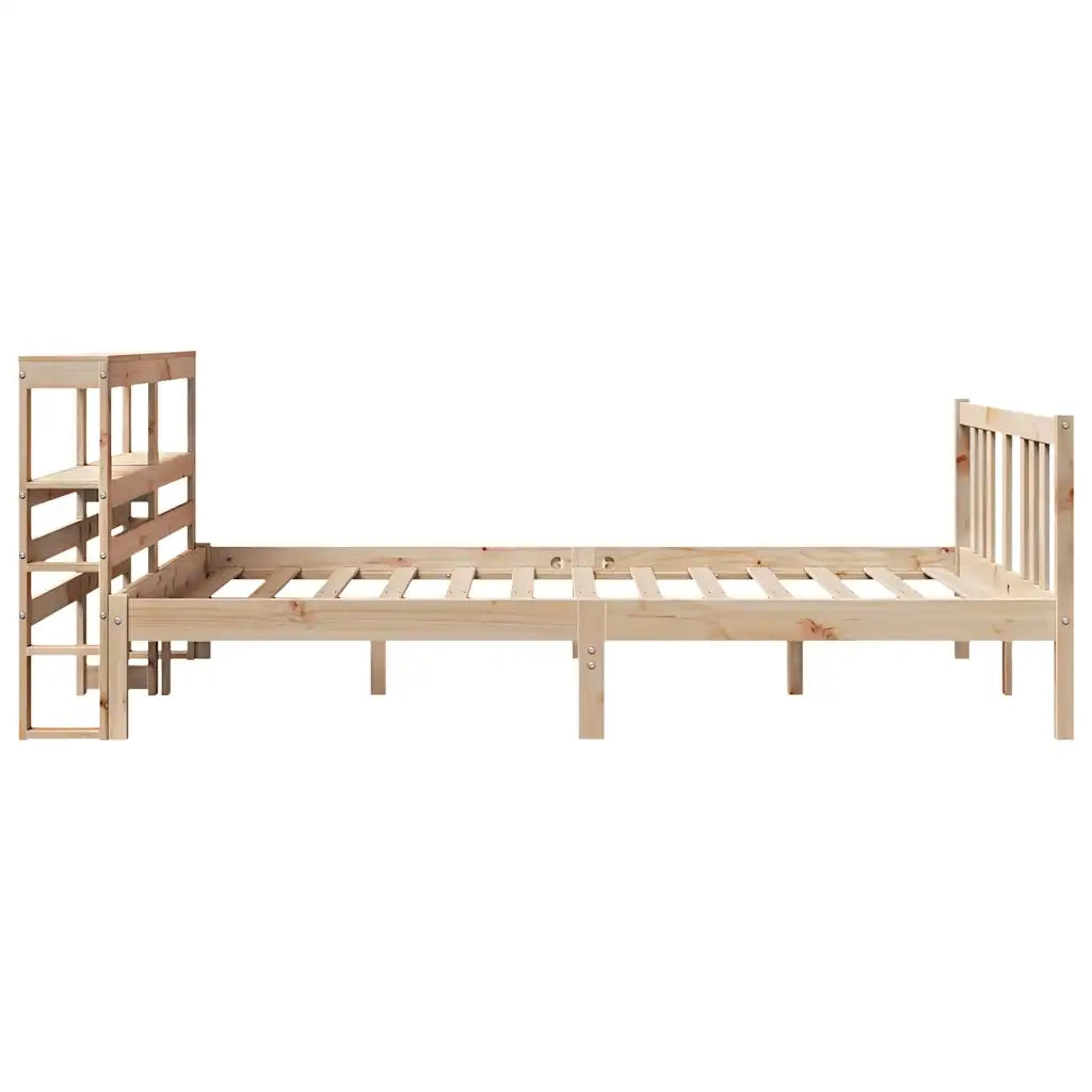 vidaXL Giroletto con Testiera 120x200 cm in Legno Massello di Pino