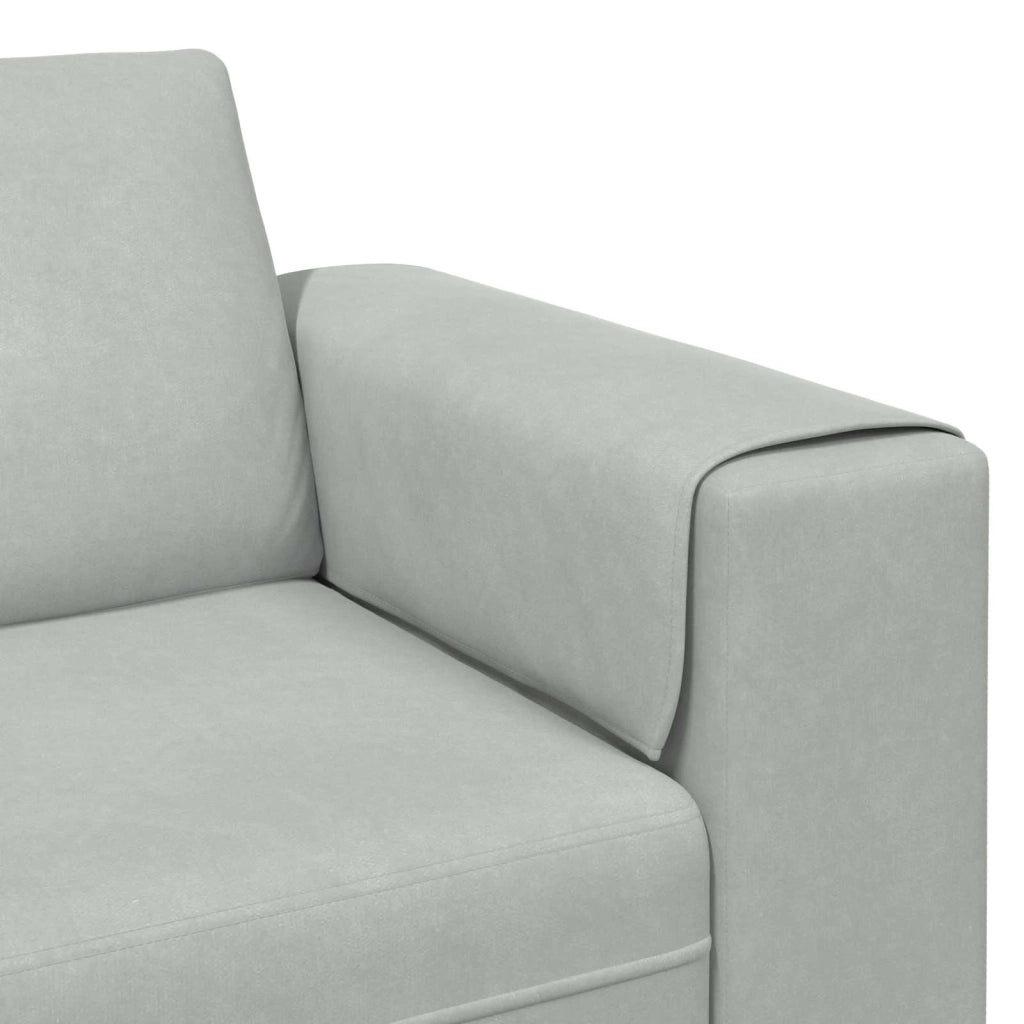 Divano per Soggiorno 3 pcs Grigio chiaro 250 x 188 x 76 cm 3335122