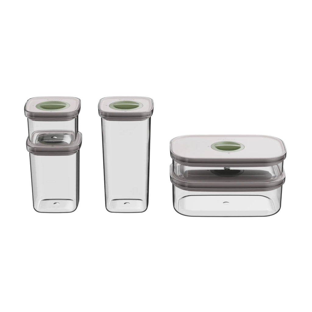Set 5 pz contenitore a chiusura intelligente s+r