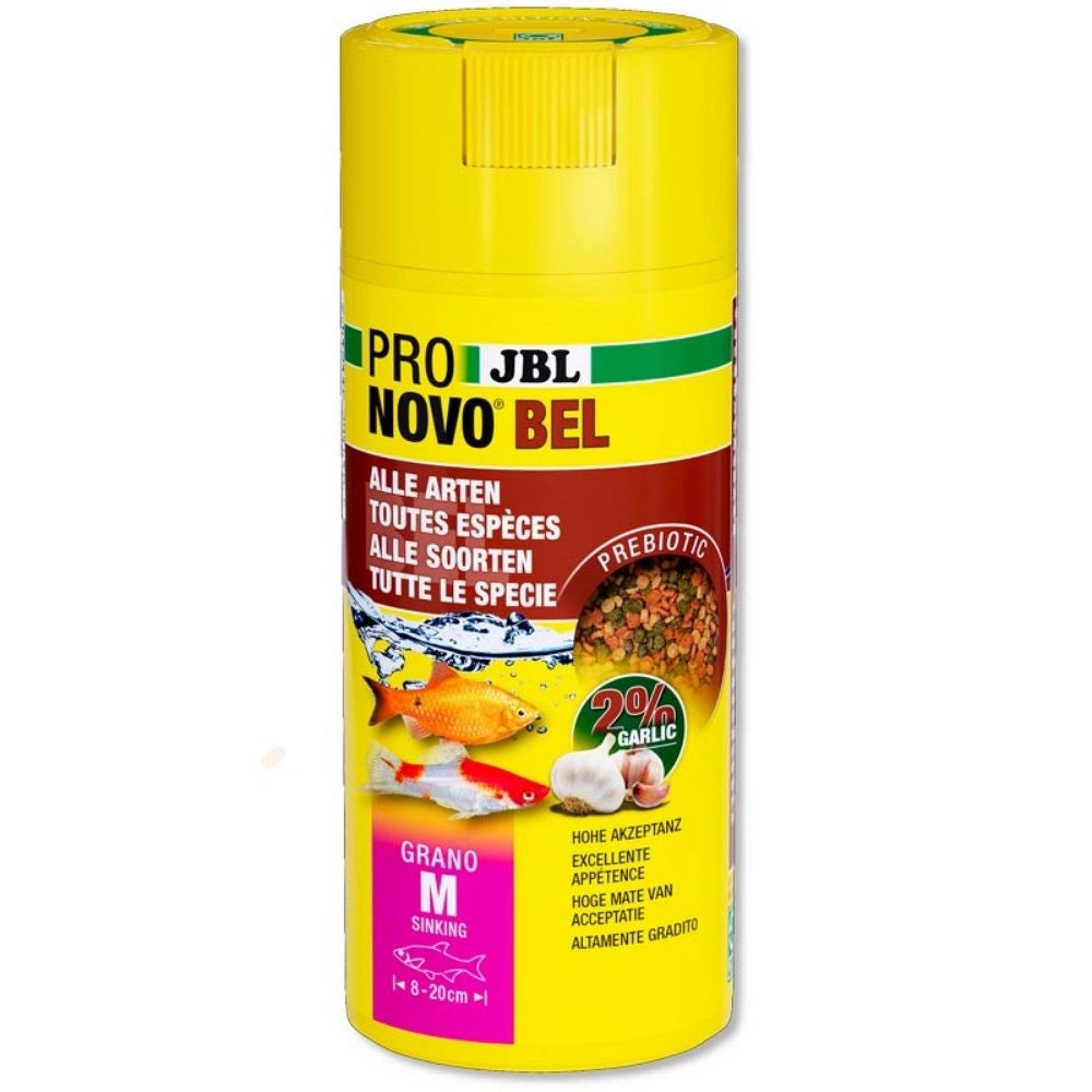 JBL ProNovo Bel Grano M 250ml - Mangime base in granuli per tutti i pesci ornamentali da 8 a 20cm