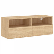 Mobile TV a Parete | Armadietto TV | Mobile Porta TV Rovere Sonoma 80x30x30 cm Legno Multistrato