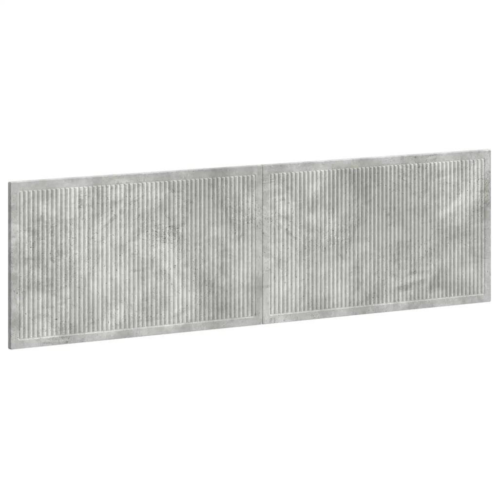 Testiera da Muro EDE Grigio Cemento Legno ingegnerizzato 896058