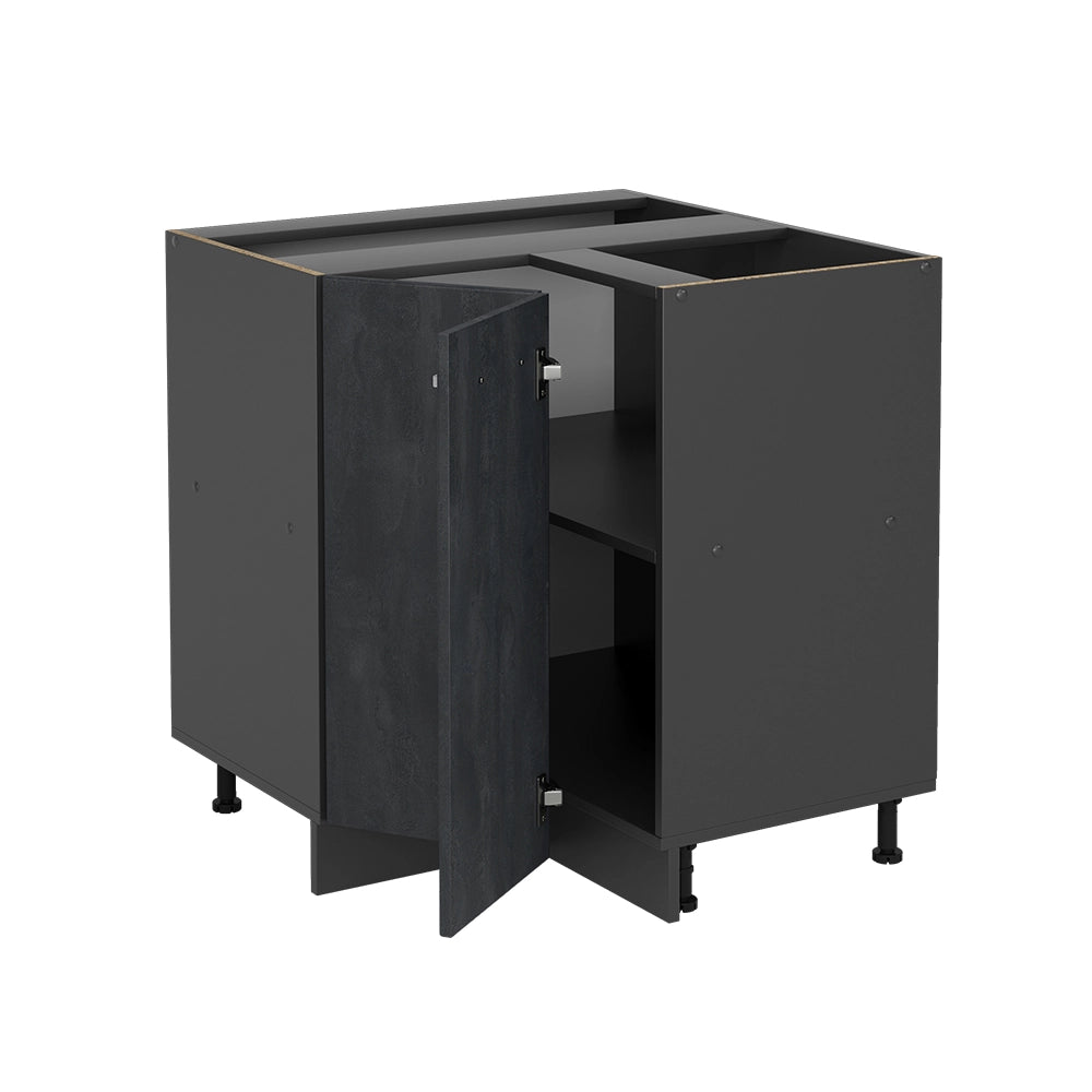 Mobile ad angolo cucina R-Line Calce nera/Antracite 75.6 cm senza piano di lavoro Vicco
