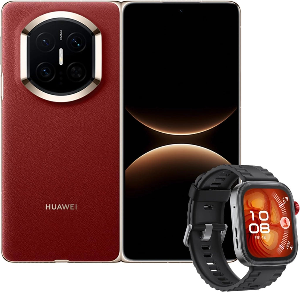HUAWEI Mate X7, Smartphone Pieghevole, 16+512G, Display Pieghevole LTPO da 8" 120 Hz, Fotocamera True-to-Colour, Vetro Kunlun, Batteria da 5300 mAh per Tutto il Giorno, Nebulosa Rosso