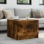 Tavolino da salotto con cassetto Rovere Fumo 49 x 50 x 37 cm 895890
