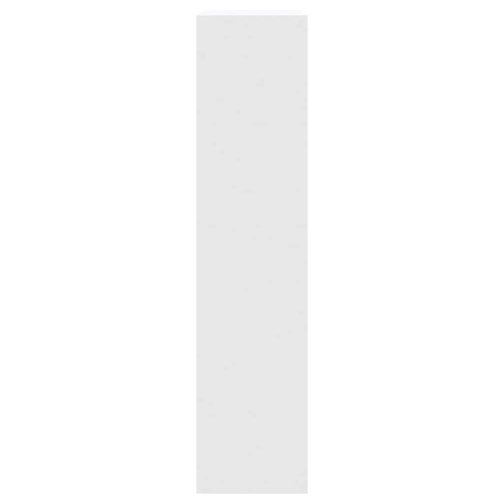 Scarpiera mobile contenitore per scarpe mobile per ingresso/corridoio/soggiorno 63 x 24 x 103 cm legno ingegnerizzato bianco 02_0021493
