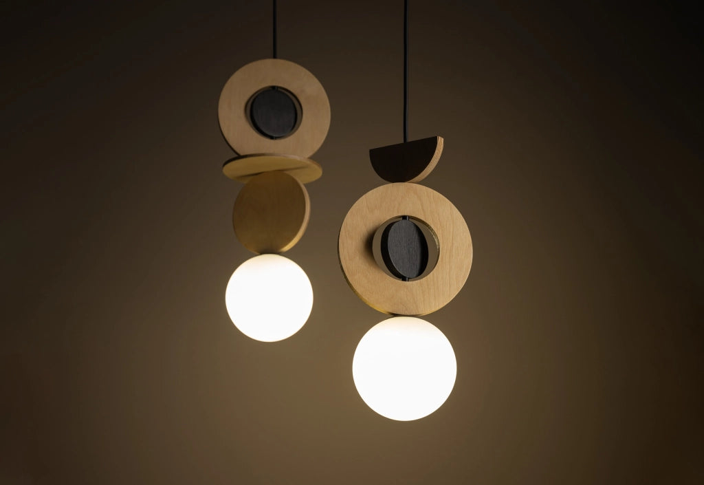 Lampada sospensione Drops Wood oro E27 25W Nowodvorski