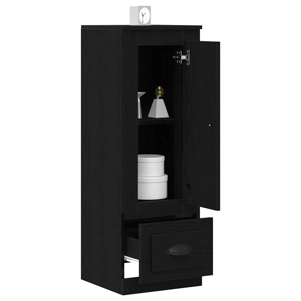 Credenza Rovere Nero 36 x 35.5 x 103.5 cm Legno multistrato 862819