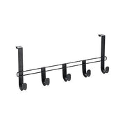 APPENDIABITI PER PORTA CON 5 GANCI METALTEX LAVA NERO OPACO