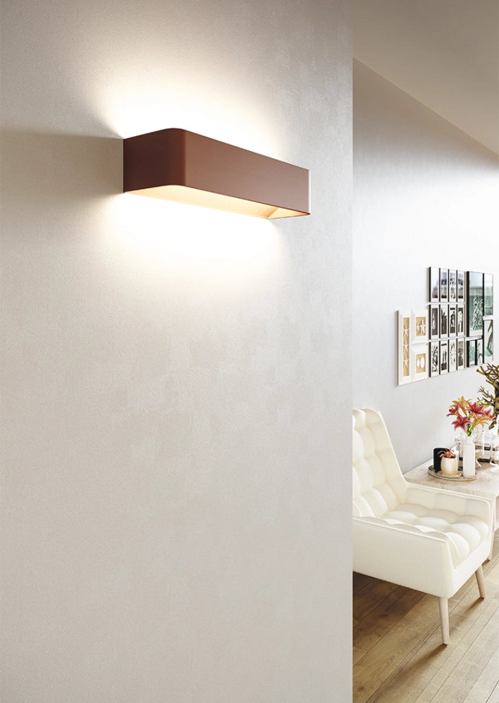 Mini Icon Wall 7W 120° Applique LED da Interno con Tecnologia Switch CCT 2700K/3000K/4000K, Finitura Bianco Opaco - Beneito & Faure