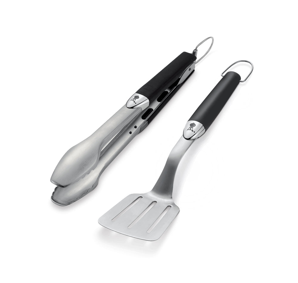 Set di 2 Utensili Premium Weber in Acciaio Inox Modello Piccolo