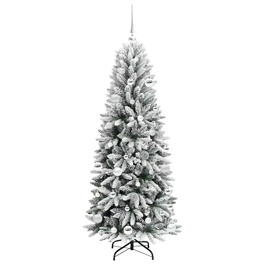 Albero di Natale | Decorazioni natalizie artificiale con 150 LED Bianco 150 cm