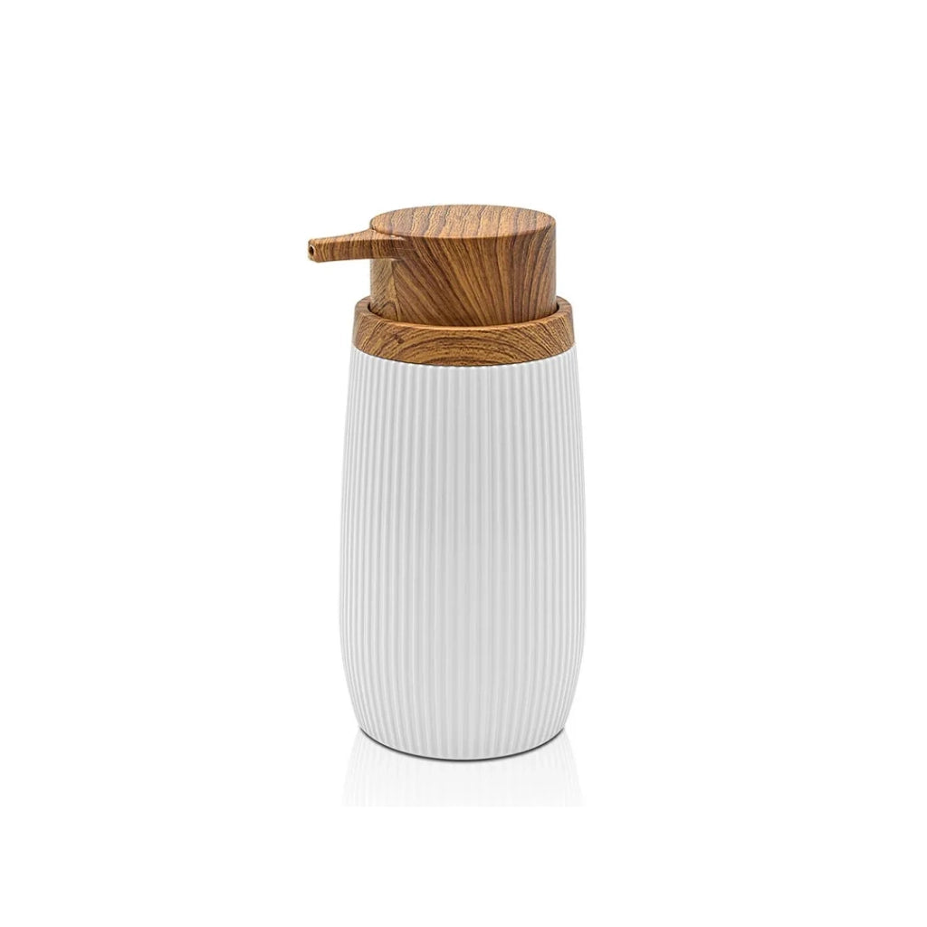 DISPENSER SAPONE LONDON BIANCO / LEGNO