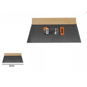 Trade Shop - Spatola Trapezoidale Per Stucco In Acciaio Manico In Legno 25 Cm Pittore 53270a -