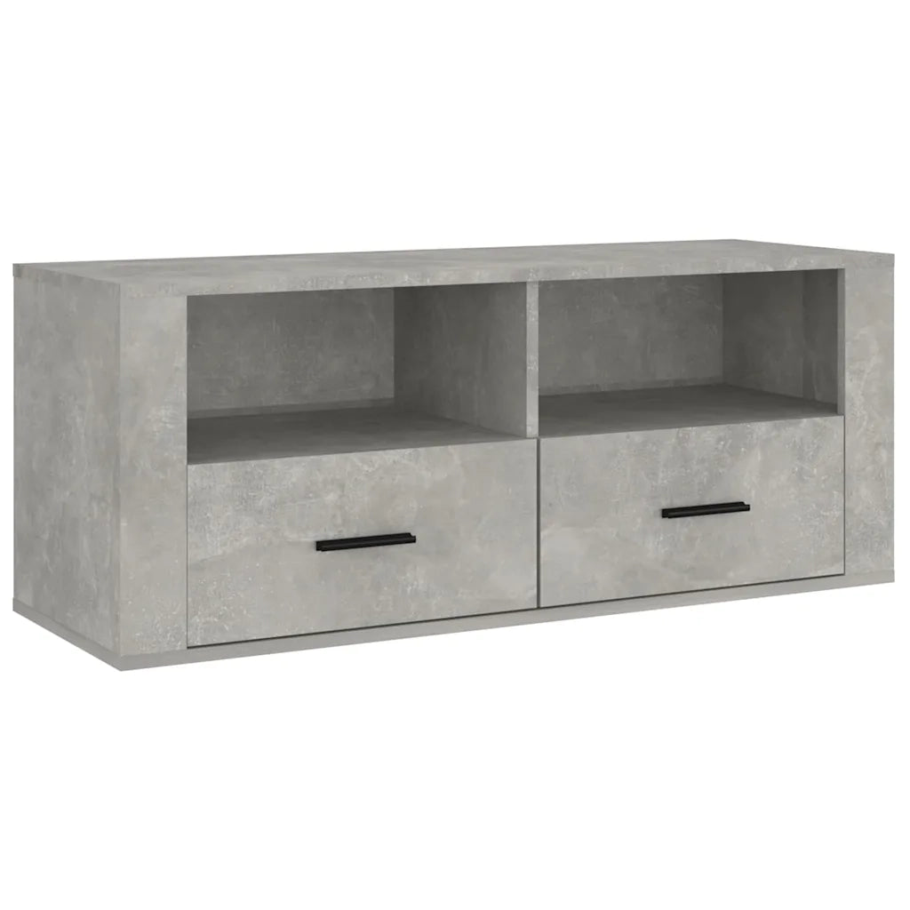 Mobile per TV Grigio Cemento 100x35x40 cm Legno Multistrato cod mxl 26520