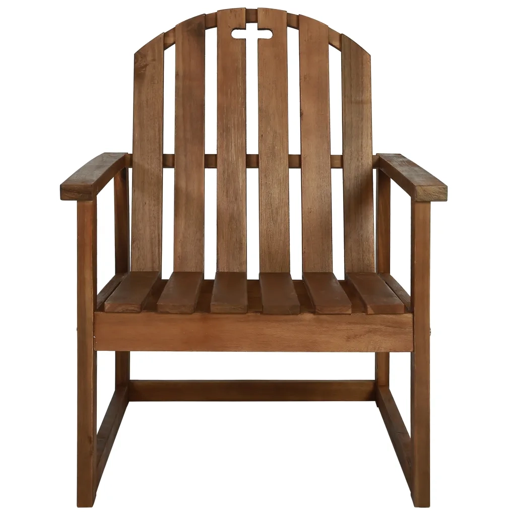 Set da Pranzo da Giardino 4 pz in Legno Massello di Acacia 44035