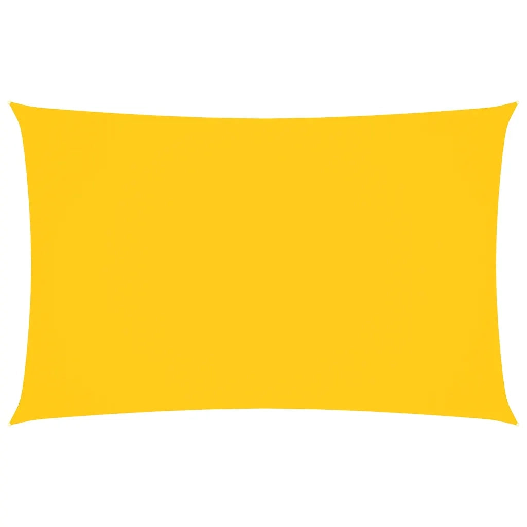 Parasole a Vela Oxford Rettangolare 4x7 m Giallo