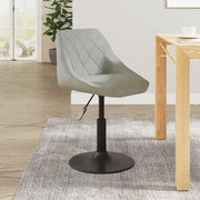 Sgabello da Bar Grigio Chiaro in Velluto cod mxl 57330