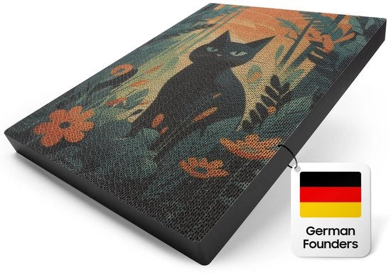 XL 40 cm x 30 cm autoadesivo, naturale, antiscivolo pianale per gatti – ideale per angoli, mobili o pareti. Pianali per gatti, gatto pianale antiscivolo.