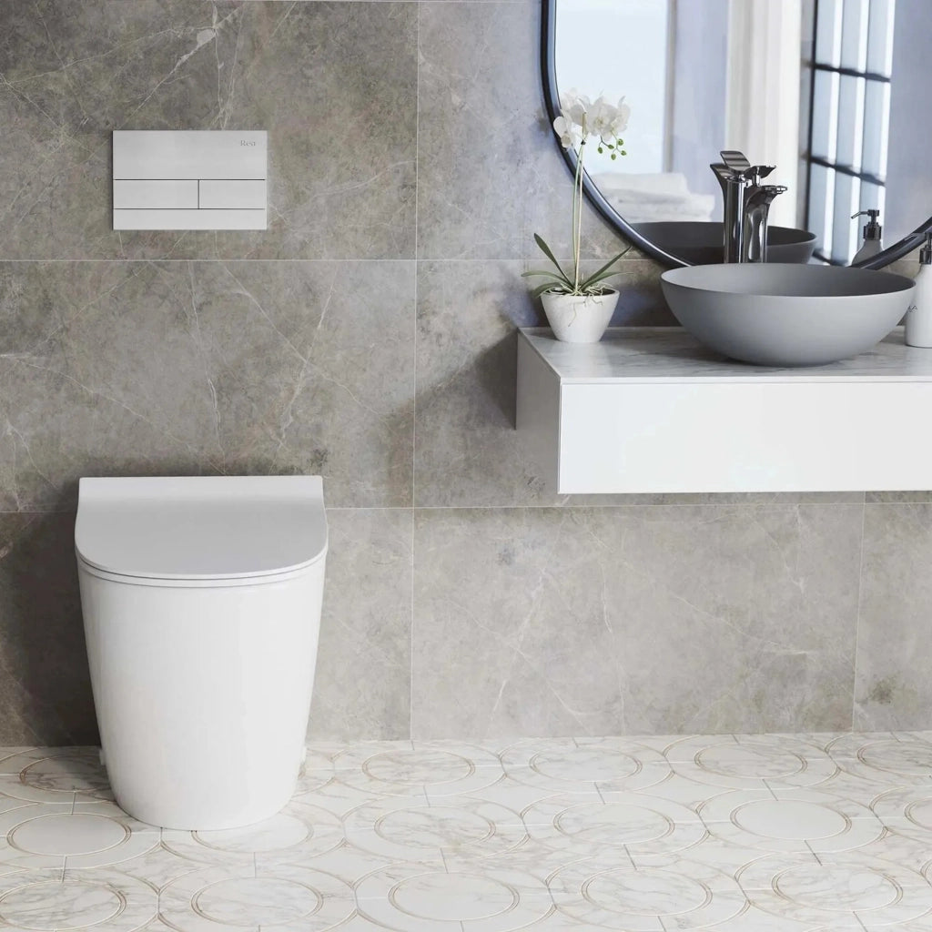Pulsante Per Supporto Set Da Incasso Wc K011a-q Rea T Brush Steel
