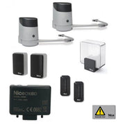 NICE HOPPKCE HOPP 24V KIT AUTOMAZIONE CANCELLO BATTENTE CANCELLI BATTENTI