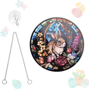 Decorazione di Pasqua con Coniglio Acrilico Ronde 20 cm Doppia Facia Per Decorazione di Casa di Primavera