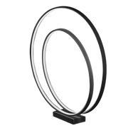 Piantana Moderna Ritmo Nero Led