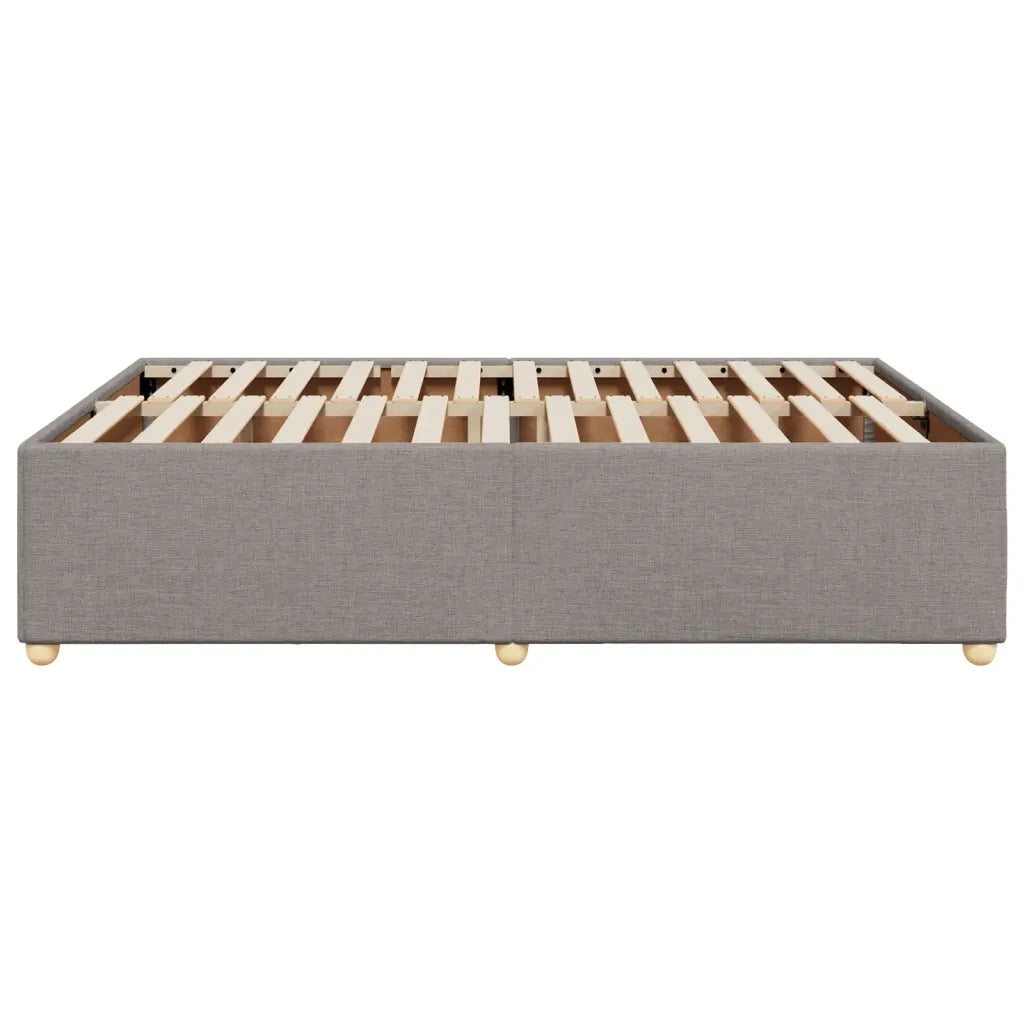 Giroletto senza Materasso-Struttura Letto Tortora 140x200 cm in Tessuto 980734