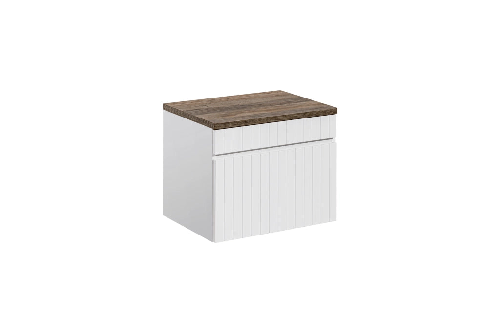 Set mobili bagno 60 cm con piano Iconic White 60 cm